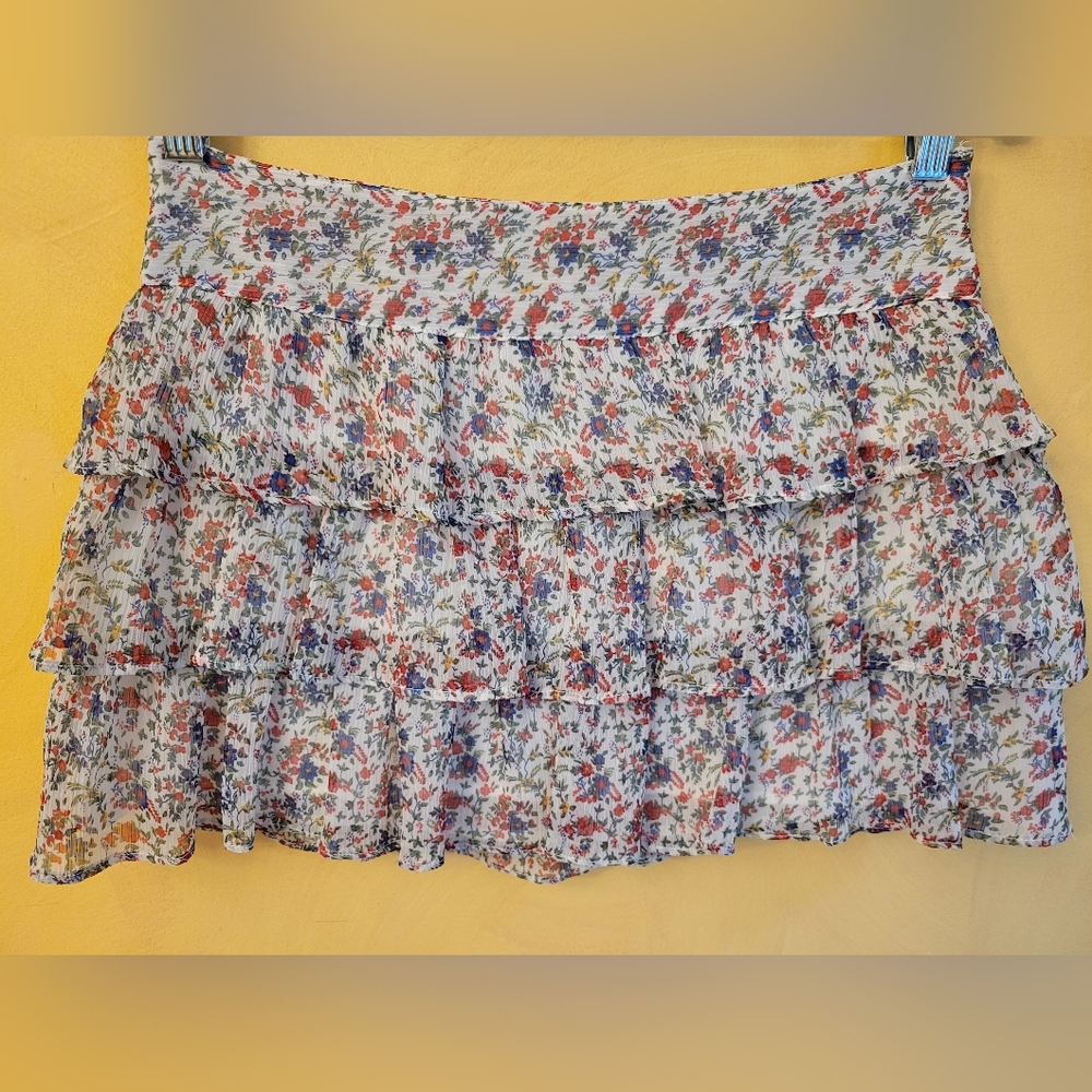 Miso Floral Mini Skirt | Size 8